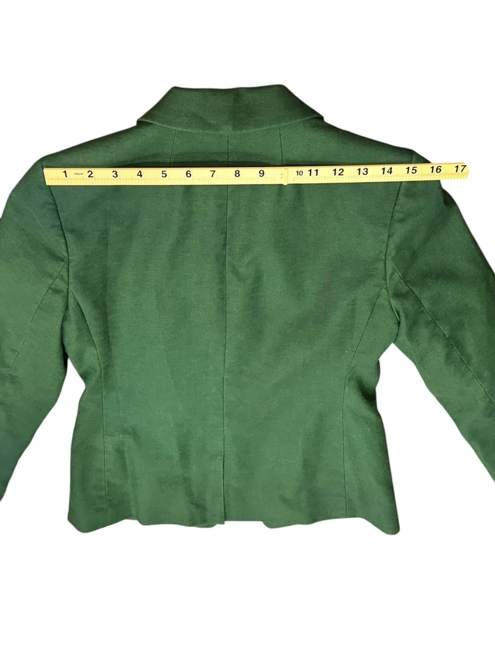 J. Crew Factory Women’s Green Refined linen-blend blazer Preppy Classic Size 4